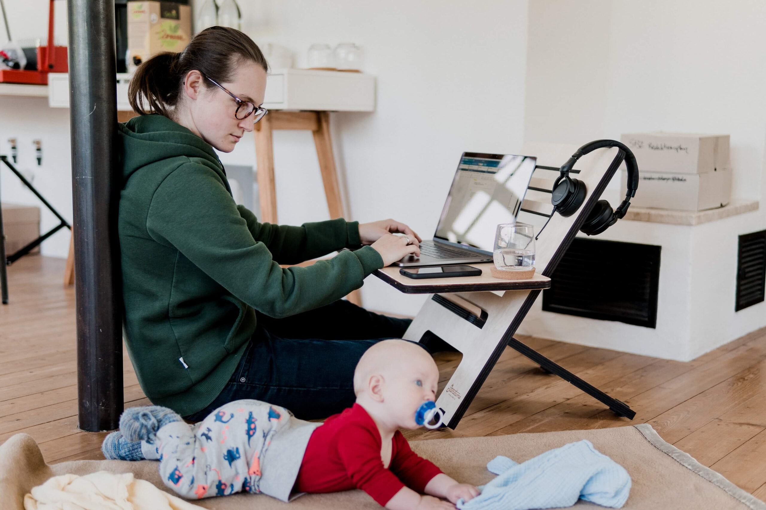 child-proofing your home office