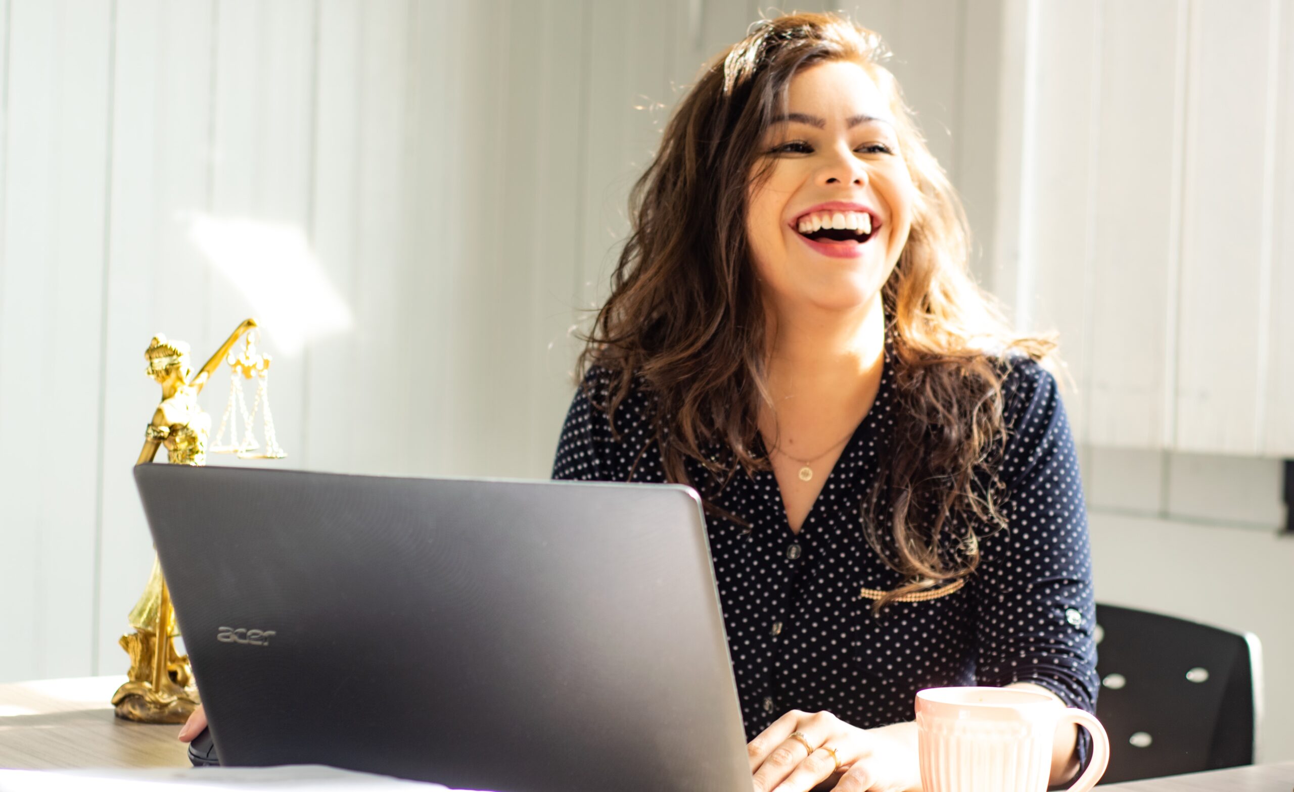 happy and confident woman entrepreneur