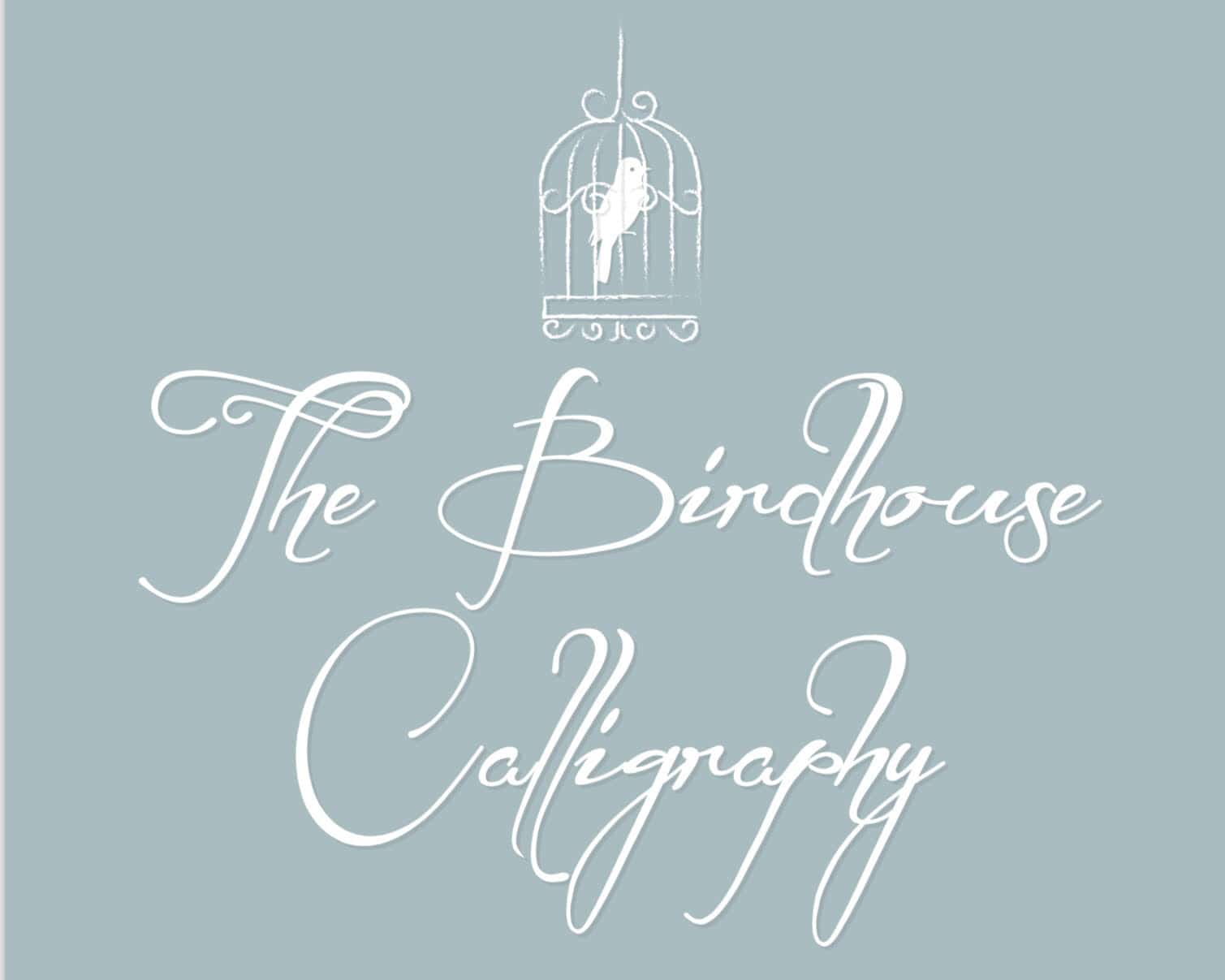 The Bird House Calligraphy 