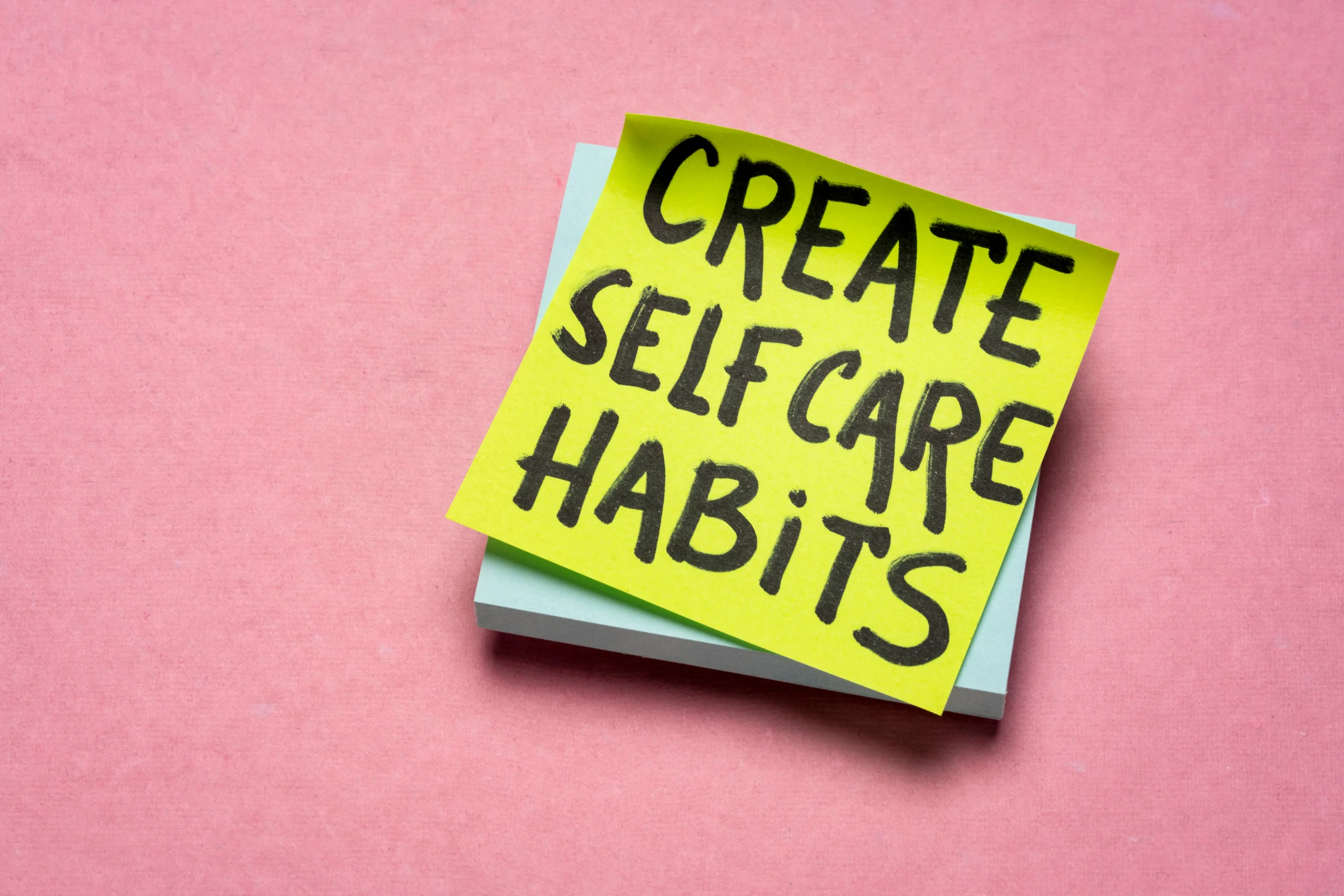 create self-care habits reminder